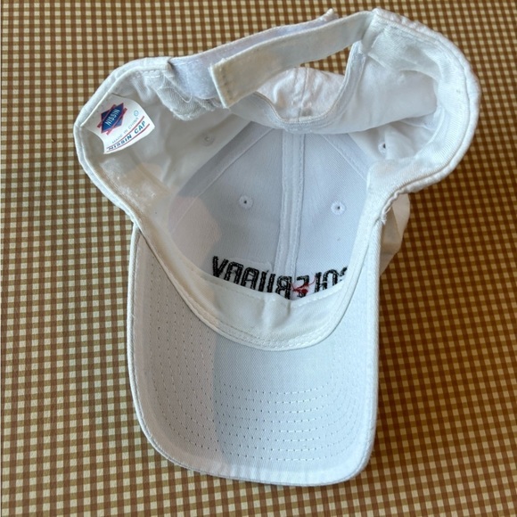 GOLF BUDDY white dad hat cap embroidered adjustable. Unisex. Casual - Picture 6 of 8